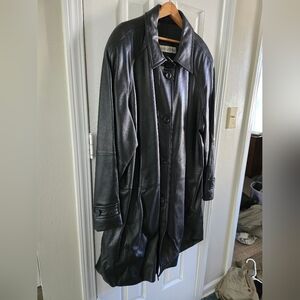 Valerie Stevens Black Leather Jacket 3X